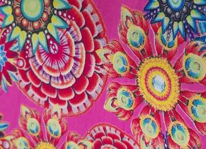 kimono psychédélique rose