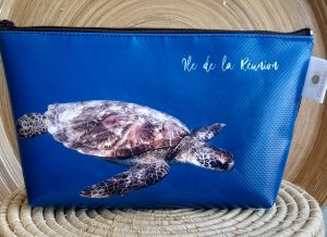 trousse moyenne lily tortue marron