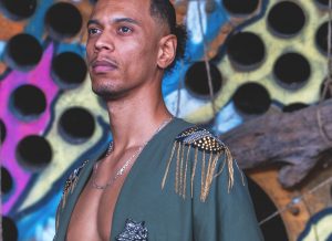 Kimono Kaki Pièce Créateur Army Spécial Jersey