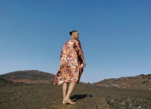 Kimono Flo Long Mixte Vintage Style