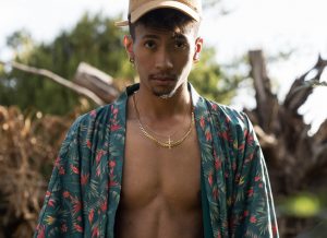 kimono flo mixte reversible vert